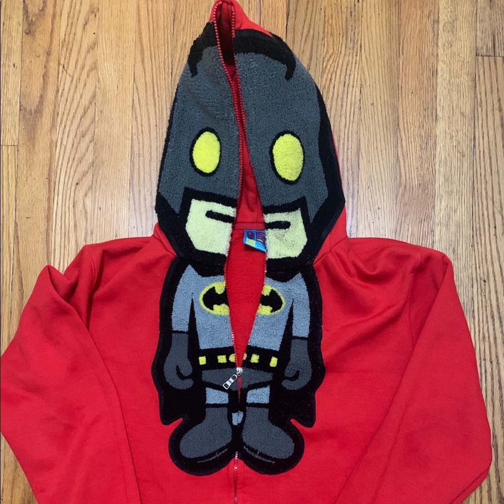 Mens Batma full Zip Hoodie Size:XS